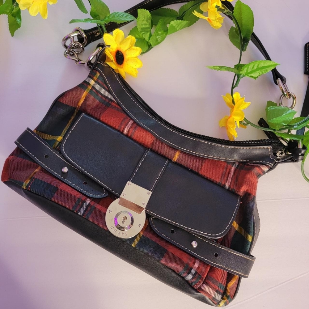 Absolutely Gorgeous Plaid Chaps Shoulder Bag!